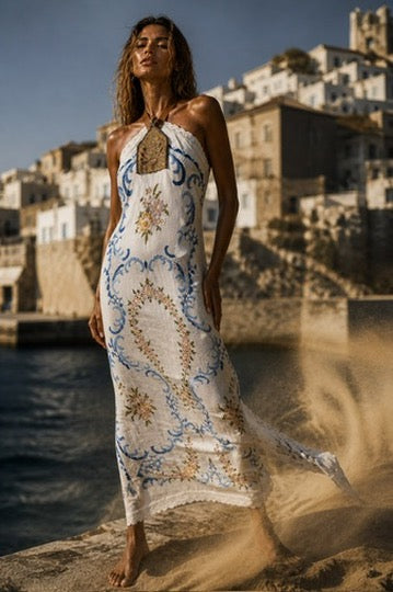 The Embroidered Halter — Hydra Days