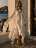 The French Lace Kaftan — Hydra Days